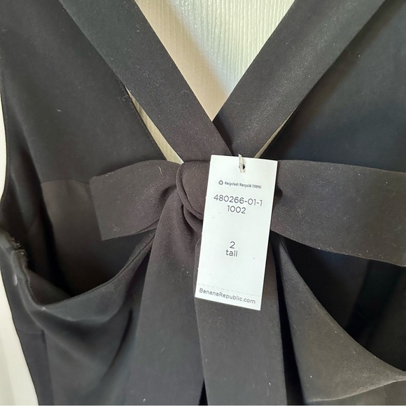 NWT Tall Bow-Back Little Black Dress with POCKETS - Picture 3 of 6